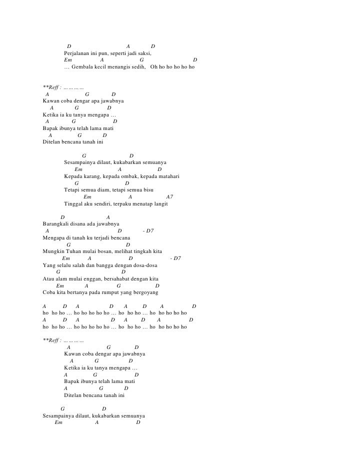 Lagu Ebiet G A D E Perjalanan Ini